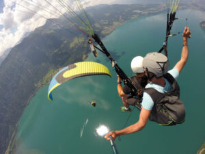 parapente les Houches