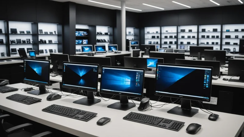 Solutions informatiques professionnelles : équipements à vendre