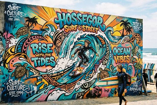 Quand le graffiti rencontre la culture surf : un mélange d’art urbain et d’embruns